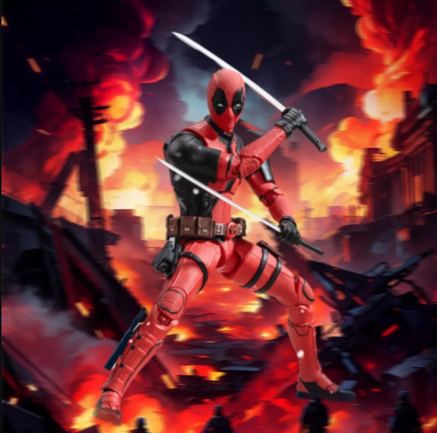 2024 New Wolverine & Deadpool Movie Edition Action Figures - Superhero Collectible Set (2 PCS) | Anime-Inspired Christmas Gifts for Kids & Fans