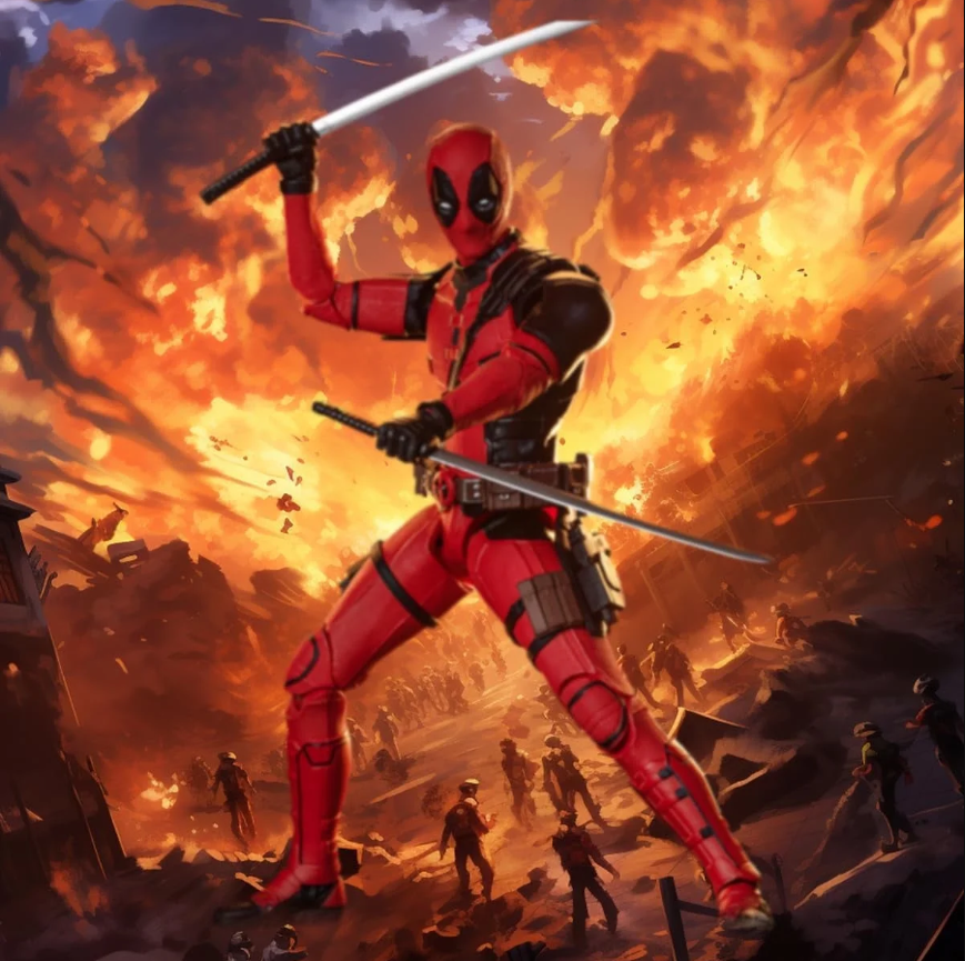 2024 New Wolverine & Deadpool Movie Edition Action Figures - Superhero Collectible Set (2 PCS) | Anime-Inspired Christmas Gifts for Kids & Fans