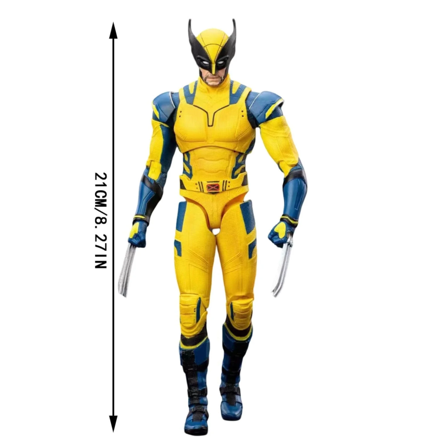 2024 New Wolverine & Deadpool Movie Edition Action Figures - Superhero Collectible Set (2 PCS) | Anime-Inspired Christmas Gifts for Kids & Fans