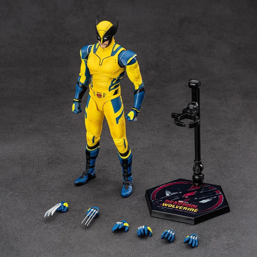 2024 New Wolverine & Deadpool Movie Edition Action Figures - Superhero Collectible Set (2 PCS) | Anime-Inspired Christmas Gifts for Kids & Fans